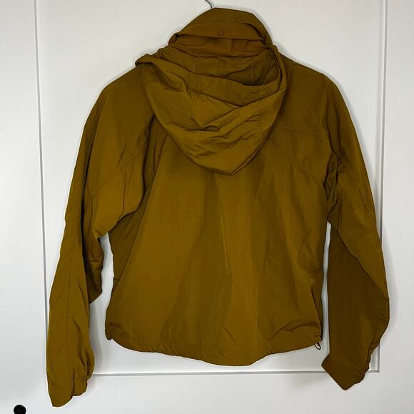 Lululemon Always Effortless Jacket Gold Spice Hooded Full Zip Active Size 6 - Picture 6 of 15